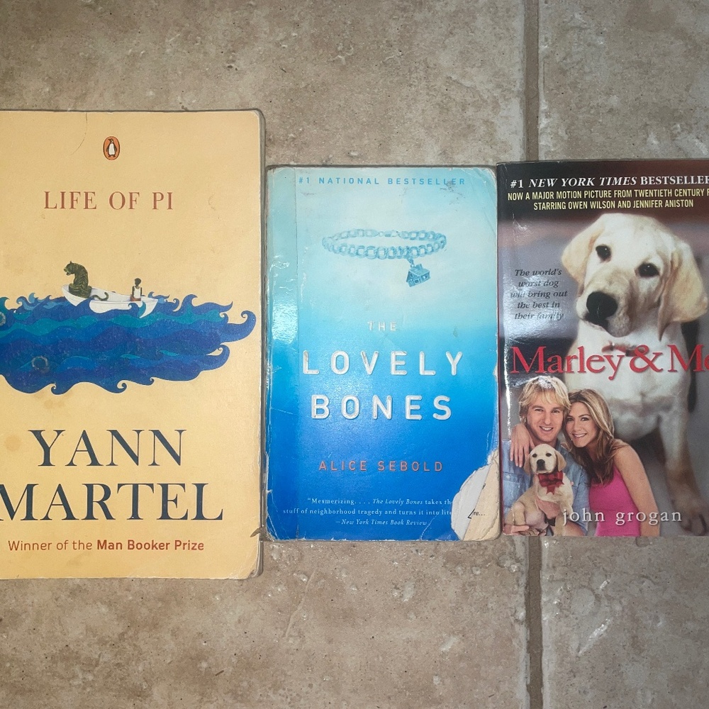 3-pack of novels